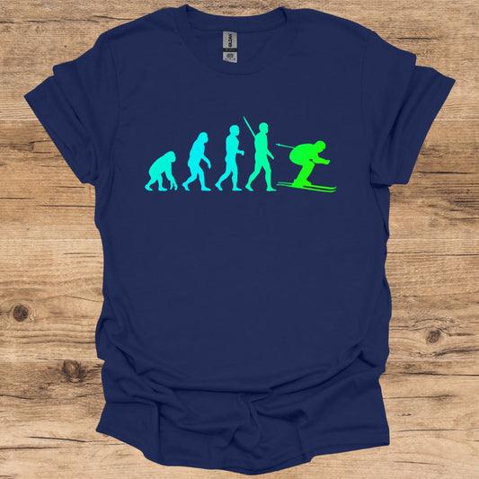 Ski Evolution_Neon T-Shirt