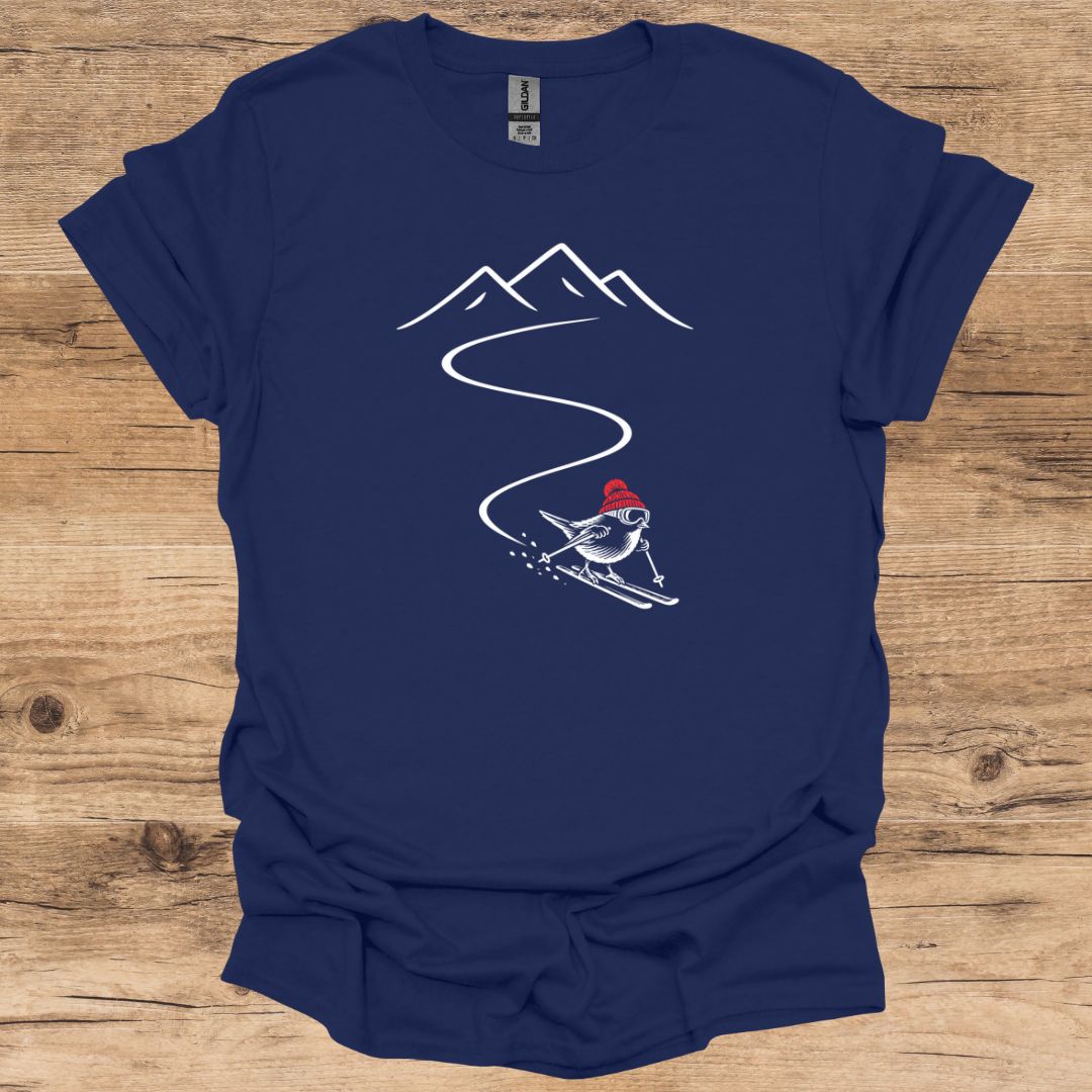 Bird Ski Path T-Shirt