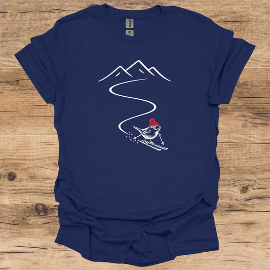 Bird Ski Path T-Shirt