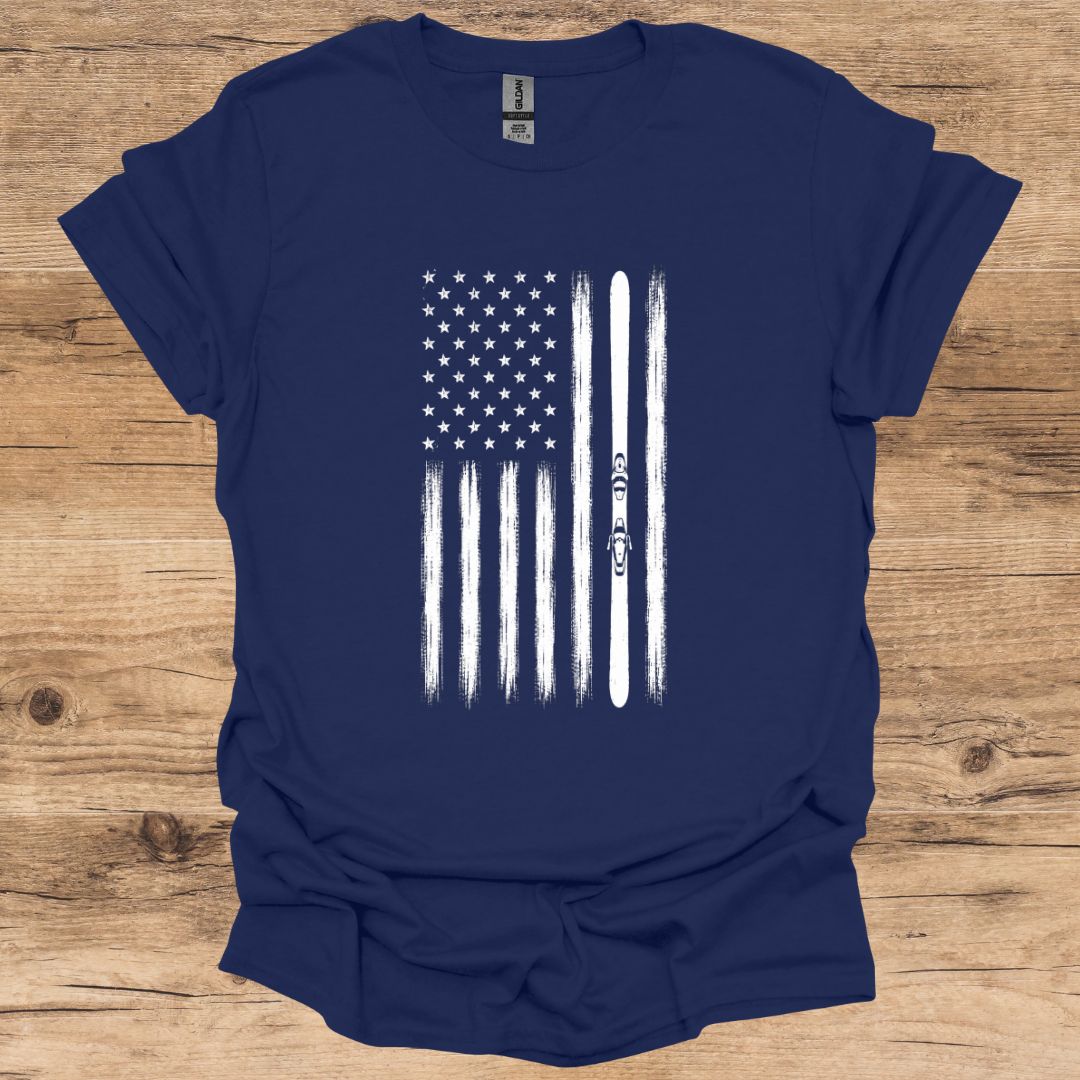 Vintage Ski Flag T-Shirt