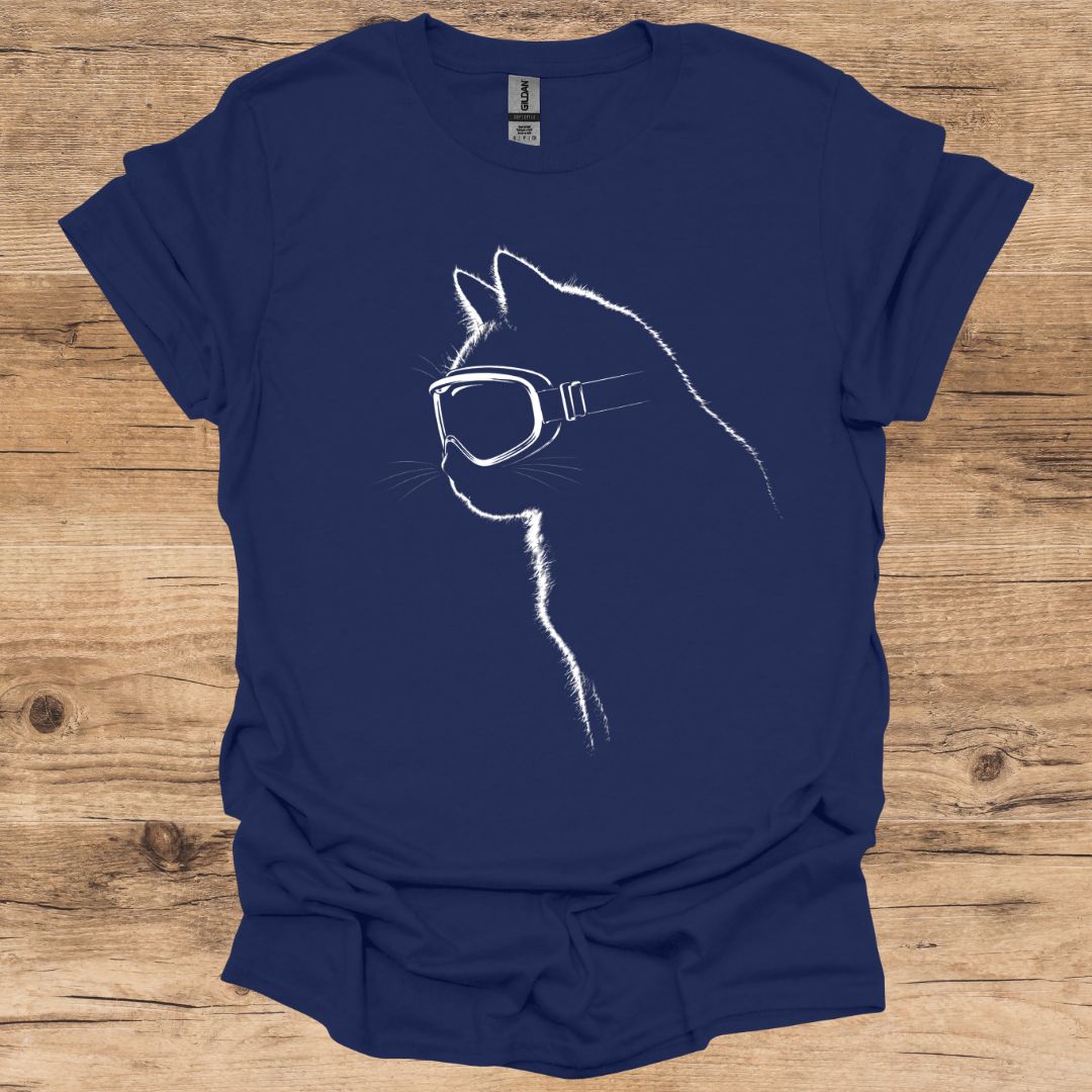 Ski Cat Silhouette T-Shirt