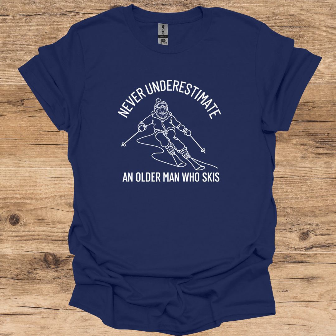 Line Underestimate Older Man T-Shirt
