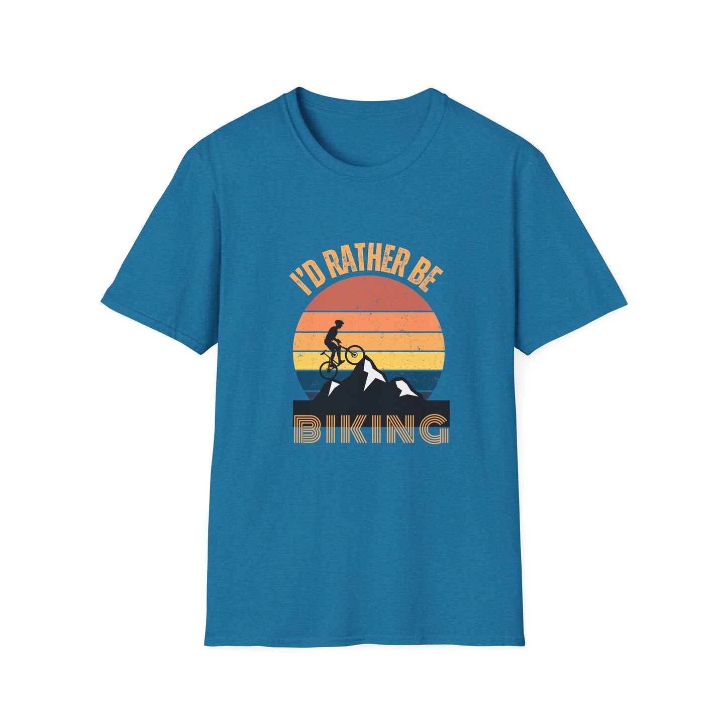 I'd Rather be Biking_Vintage T-Shirt