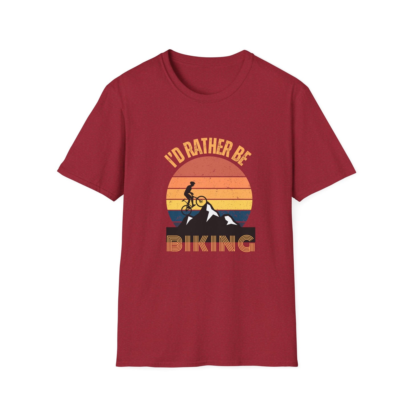 I'd Rather be Biking_Vintage T-Shirt
