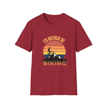 I'd Rather be Biking_Vintage T-Shirt