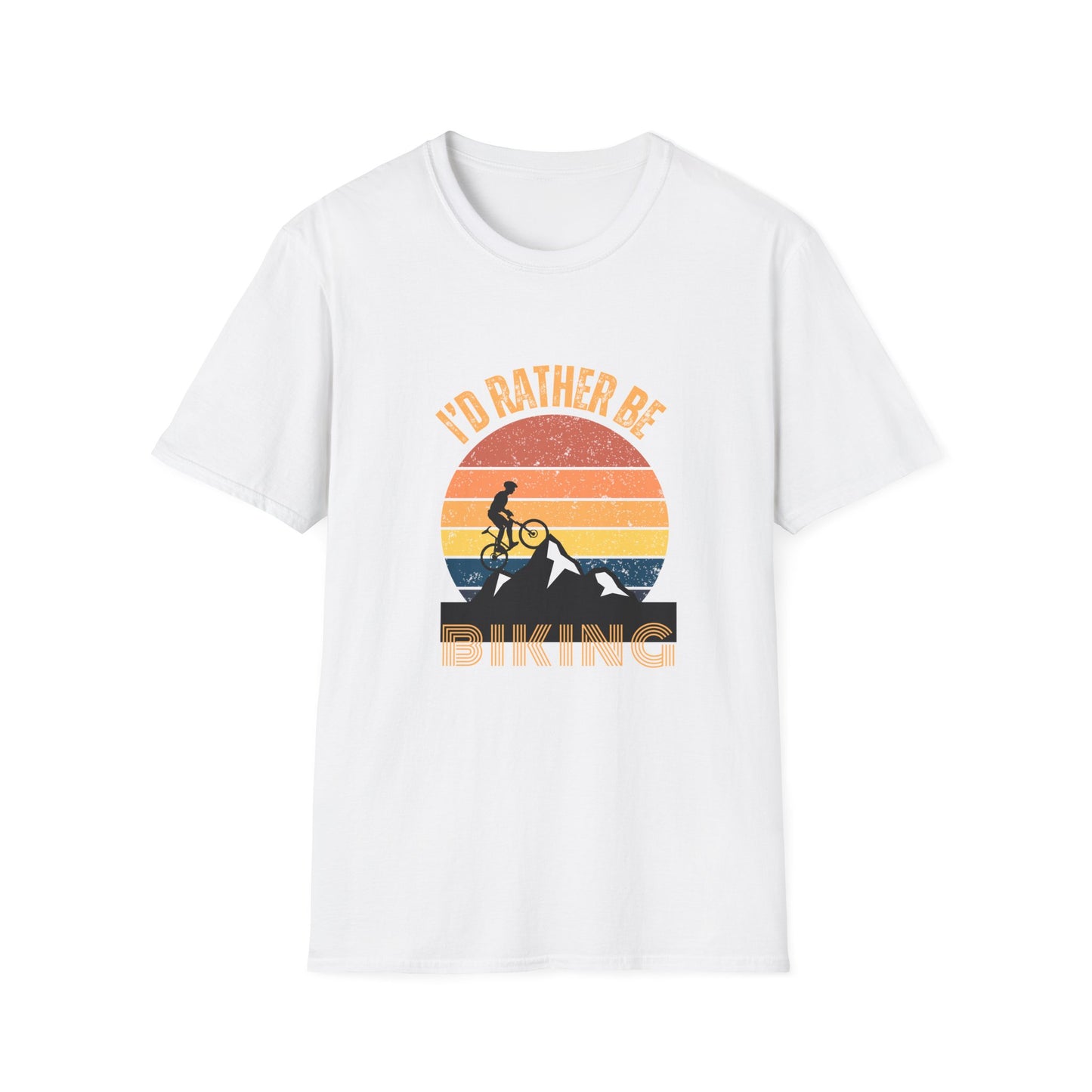 I'd Rather be Biking_Vintage T-Shirt