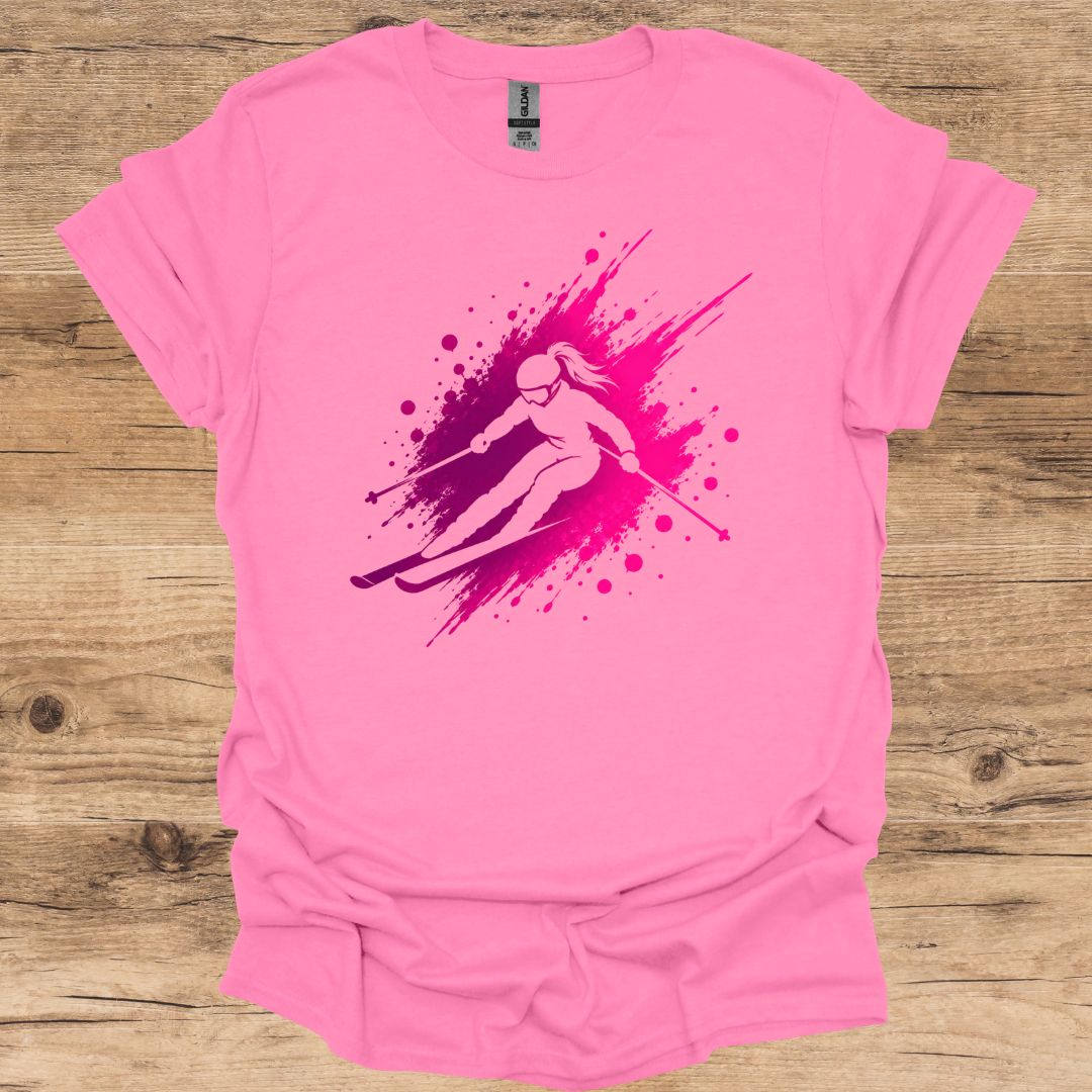 Après Pink Ski Spray T-Shirt