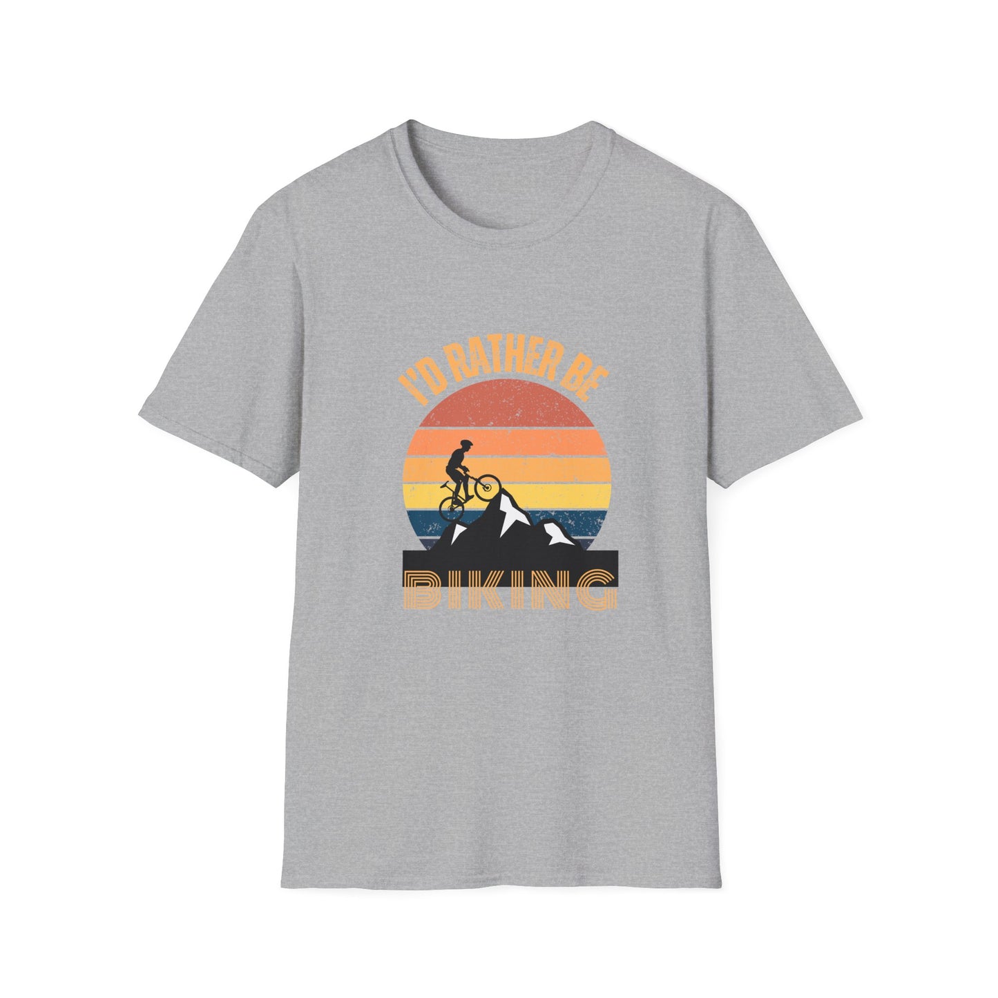 I'd Rather be Biking_Vintage T-Shirt