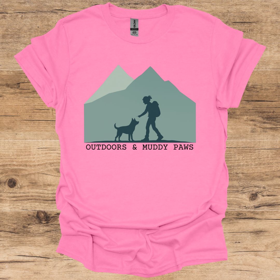 Outdoors & Muddy Paws T-Shirt