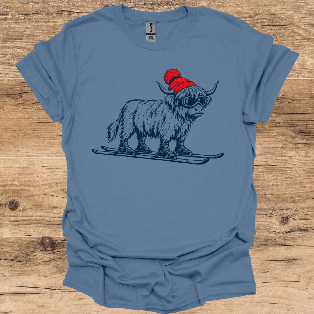 Cow Ski BeanieT-Shirt