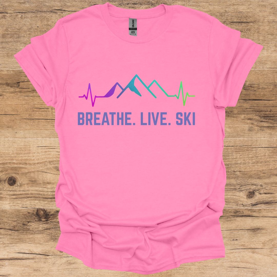 Breathe.Live.Ski T-Shirt