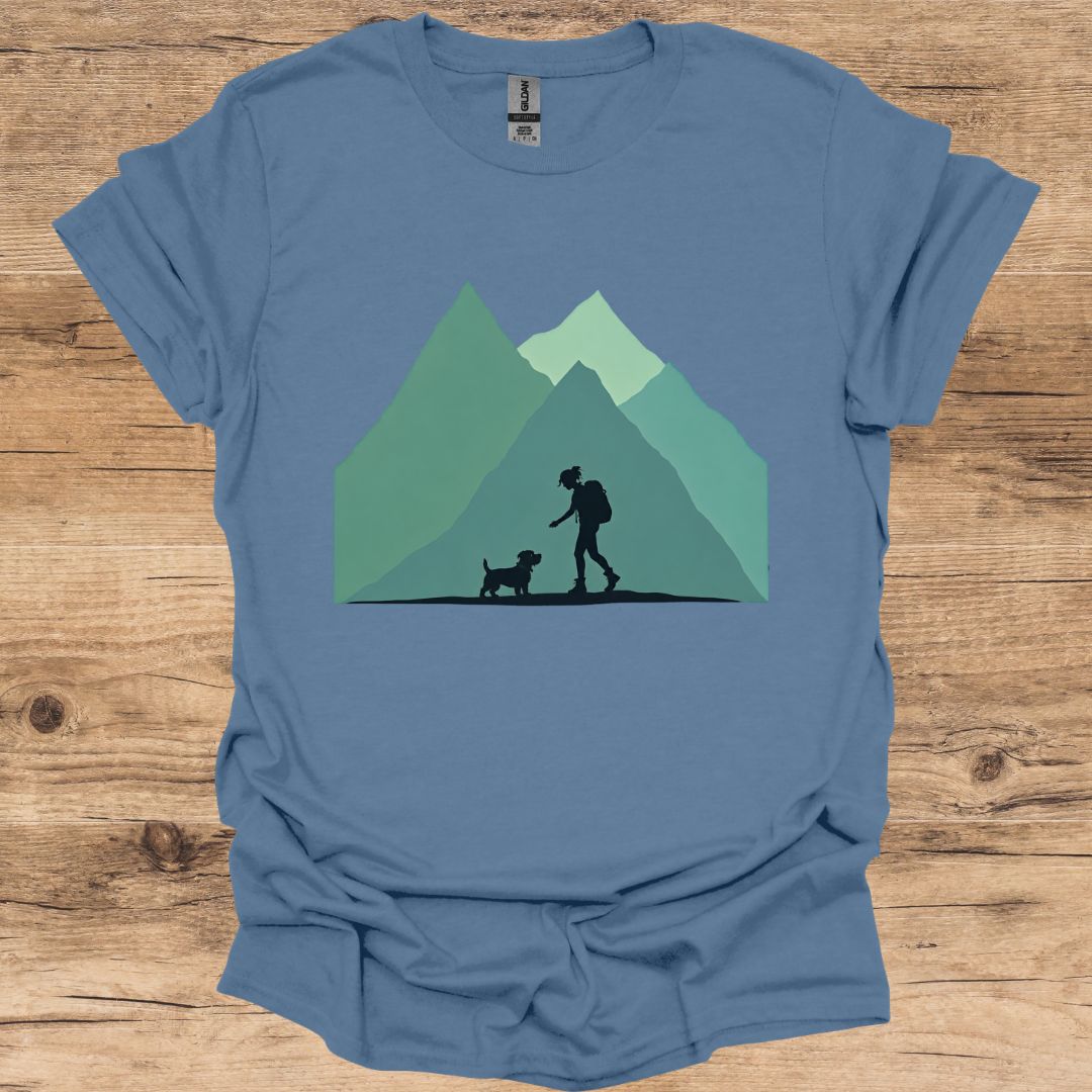 Girl & Border Terrier T-Shirt