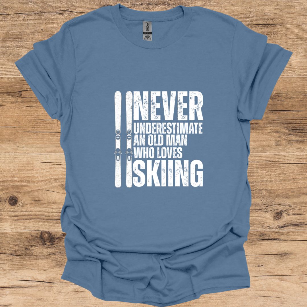 Old Man Loves Skiing T-Shirt
