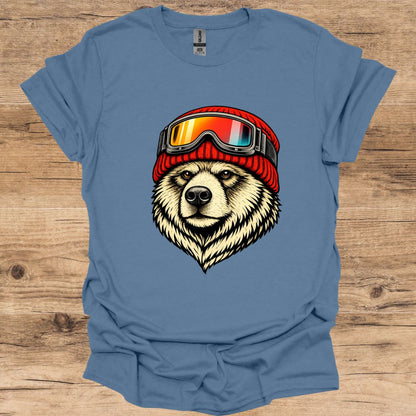 Bear Red Beanie T-Shirt
