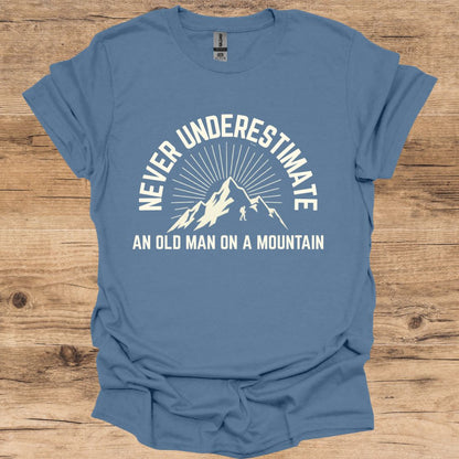 Never Underestimate Man Mountain T-Shirt
