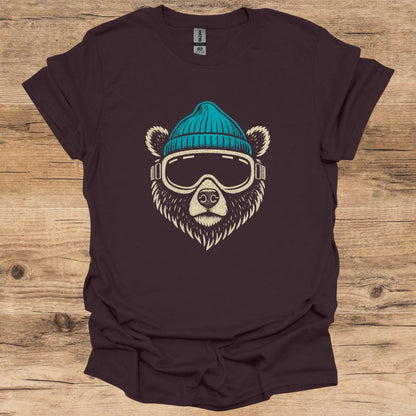 Teal Beanie Bear T-Shirt