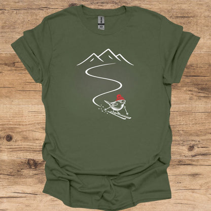 Bird Ski Path T-Shirt