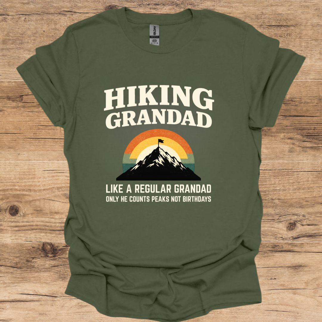 Hiking Grandad Birthdays T-Shirt