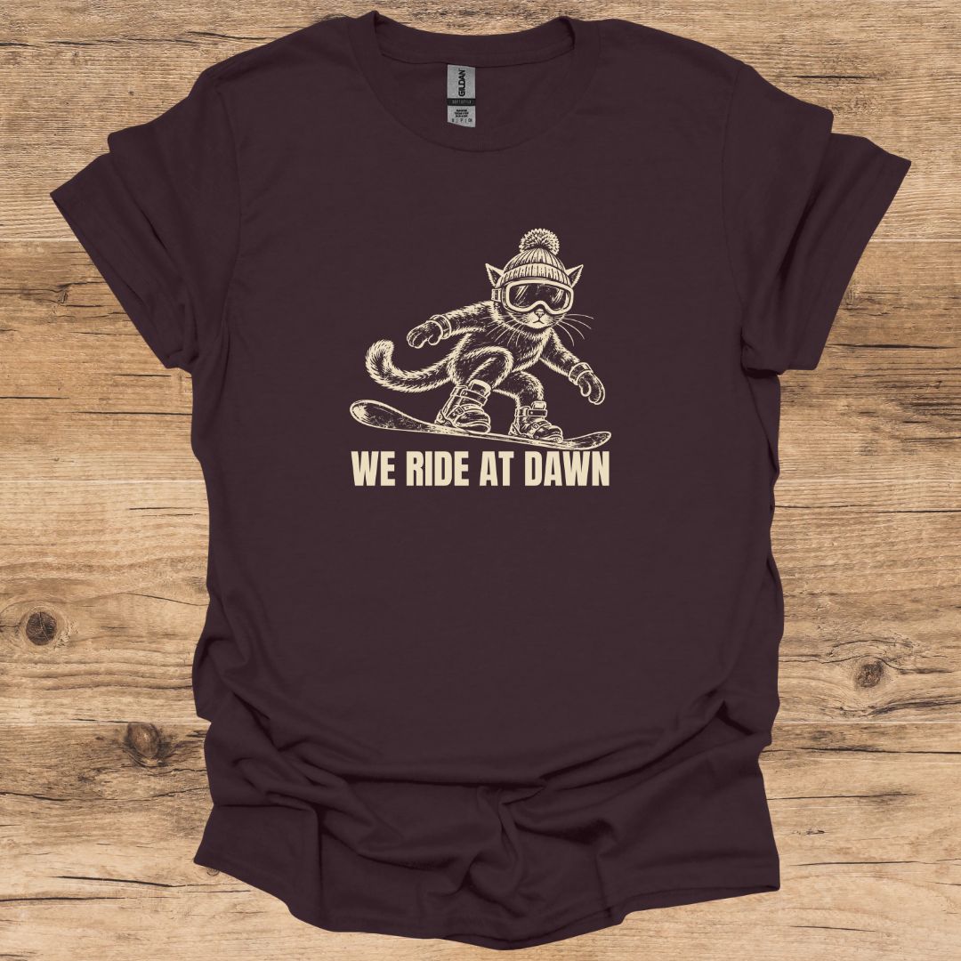 Cat Ride At Dawn T-Shirt