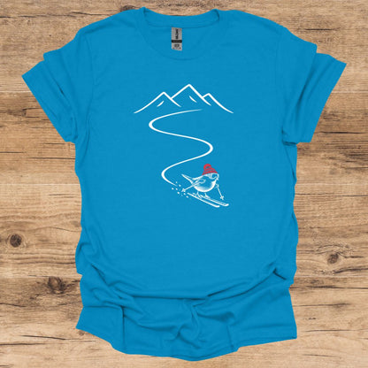 Bird Ski Path T-Shirt