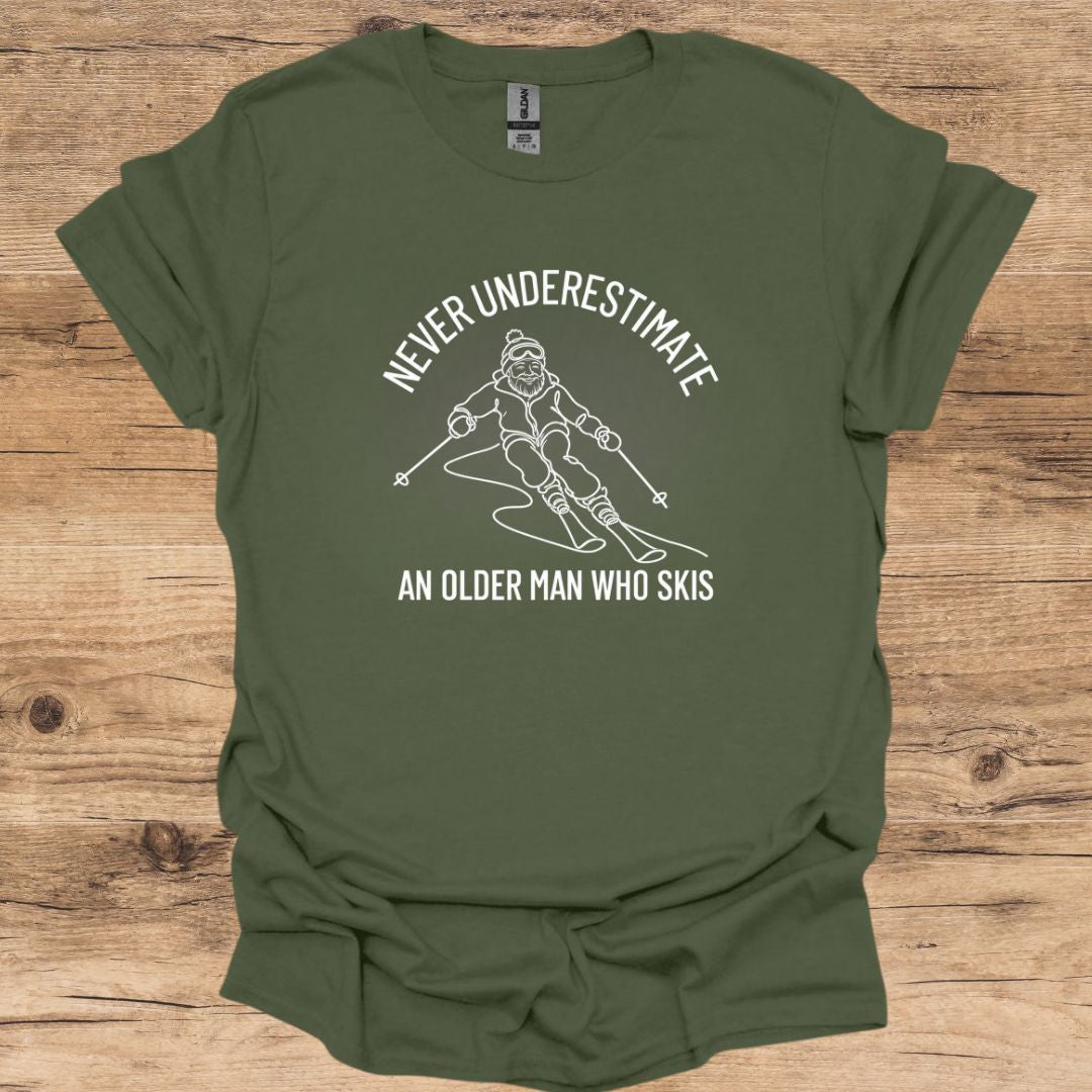 Line Underestimate Older Man T-Shirt