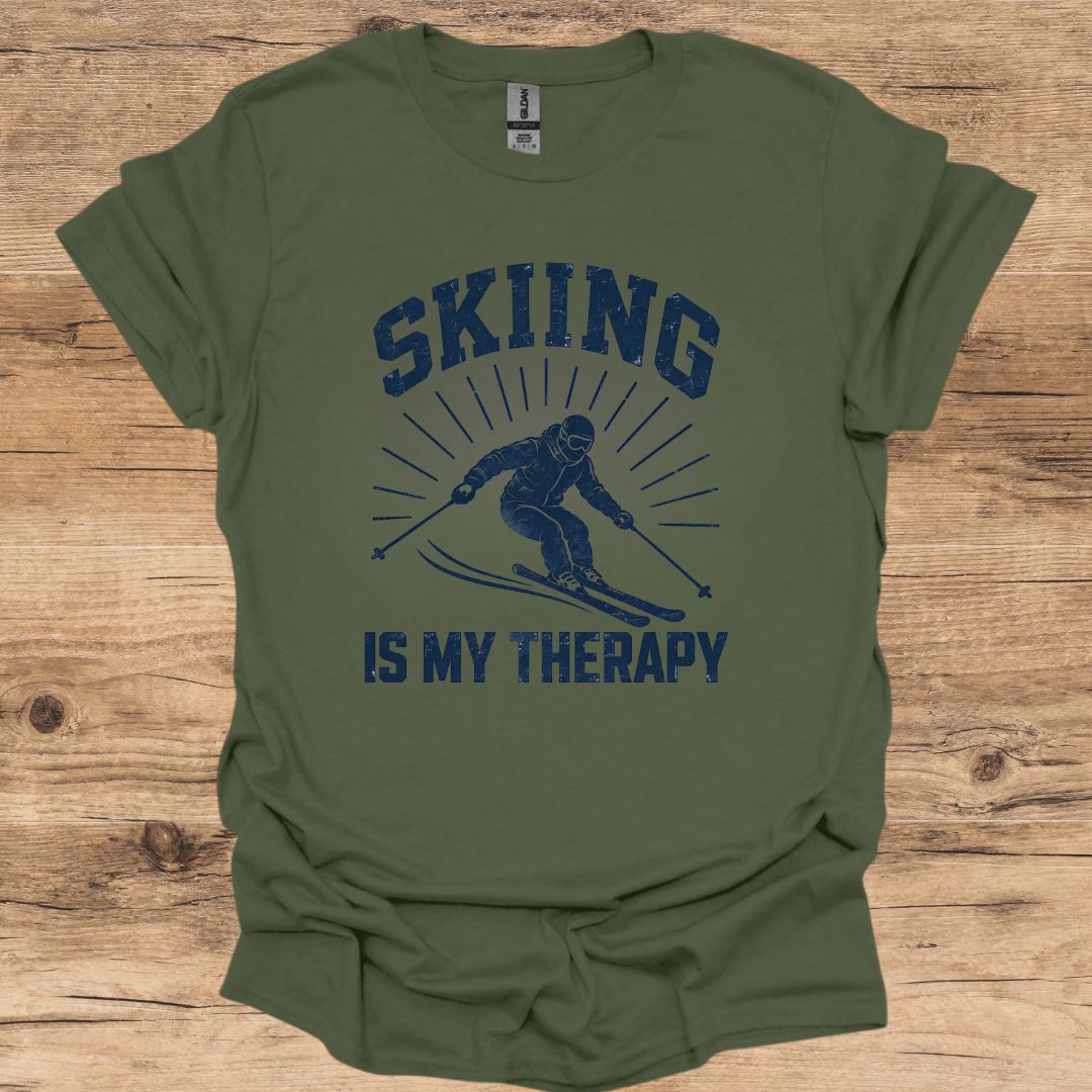 Ski Therapy Vintage T-Shirt