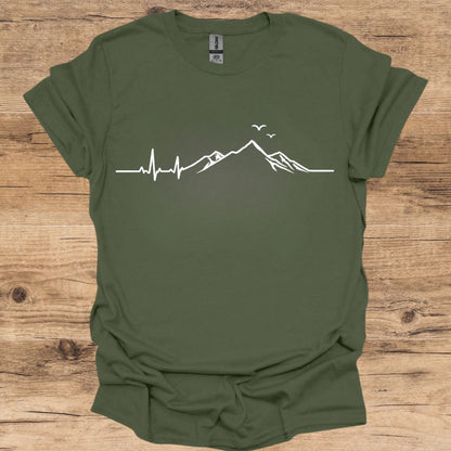 Mountain Bird Heartbeat T-Shirt