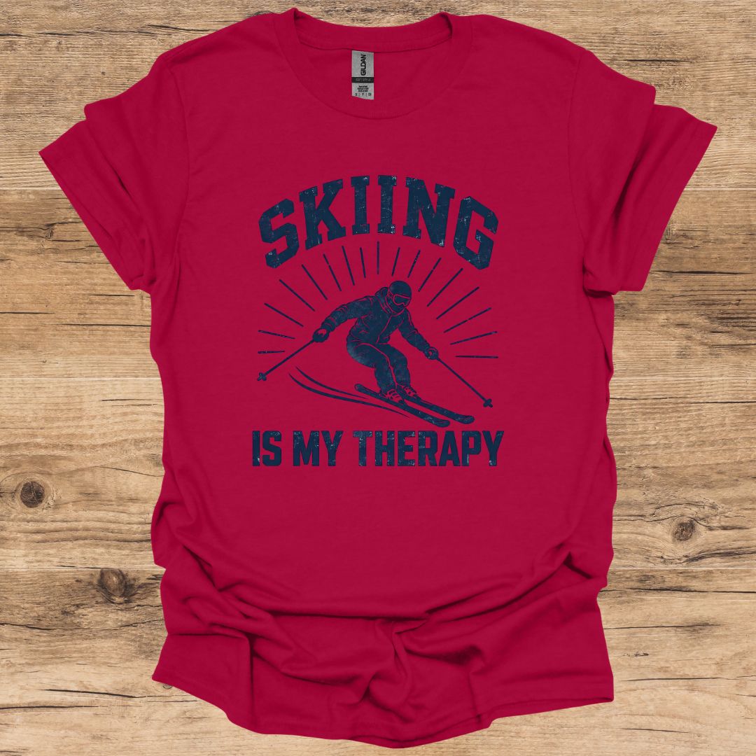 Ski Therapy Vintage T-Shirt