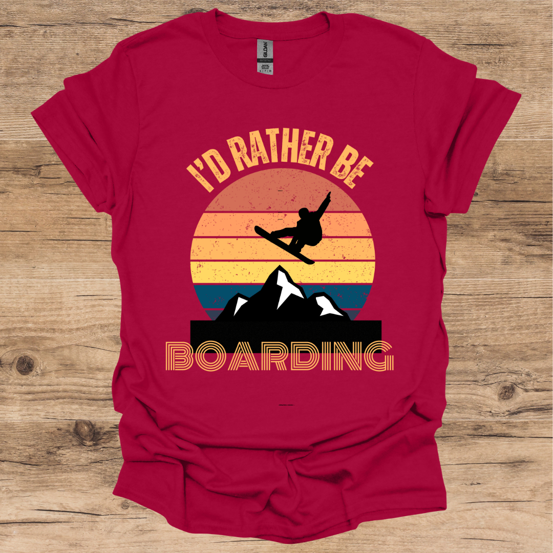 I'd Rather be Boarding_Vintage T-Shirt