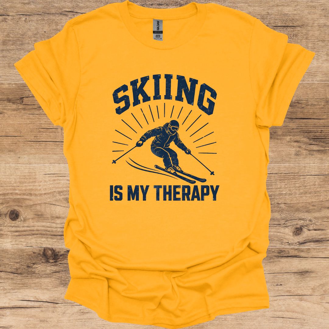 Ski Therapy Vintage T-Shirt