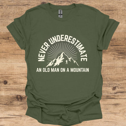 Never Underestimate Man Mountain T-Shirt