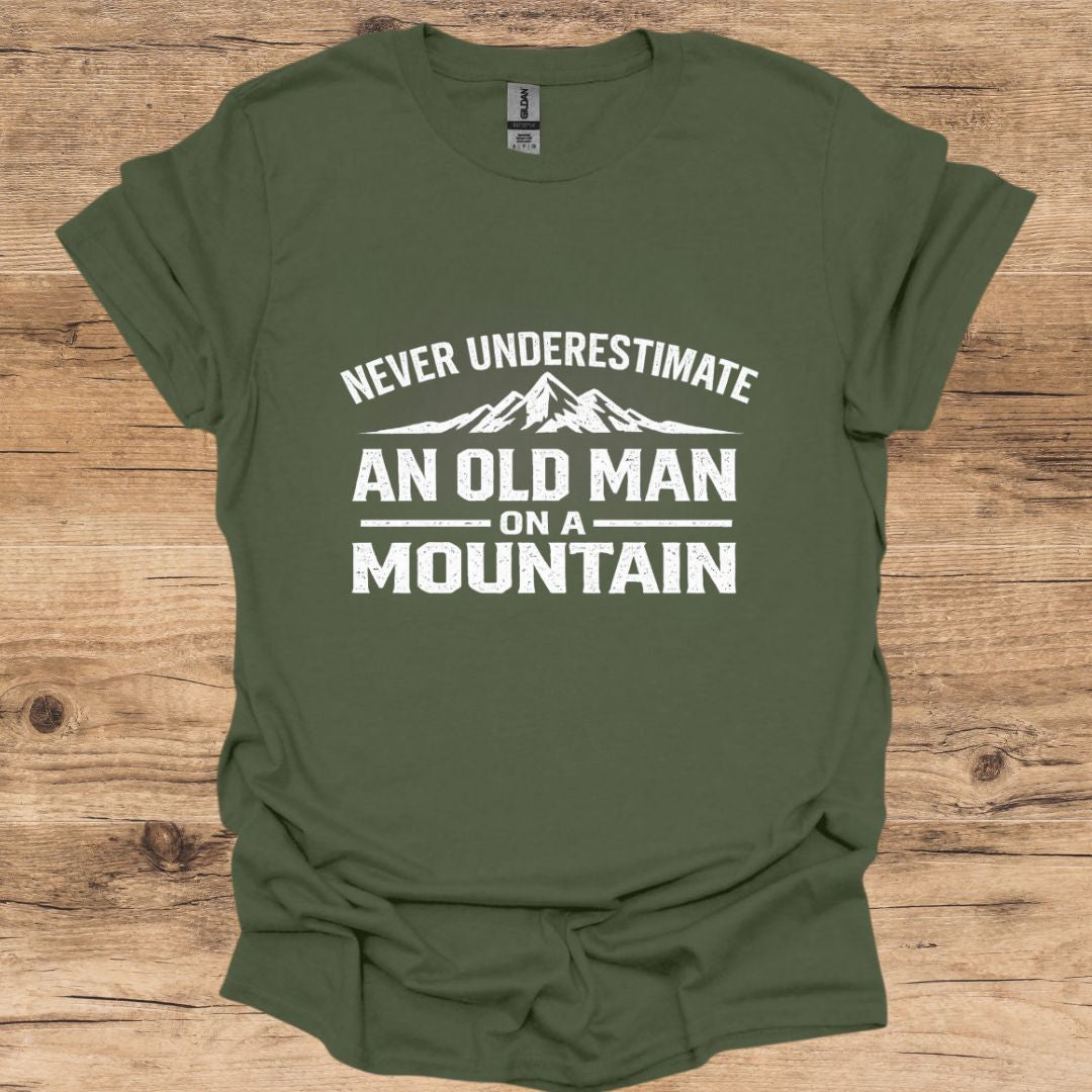 Never Underestimate Mountain T-Shirt