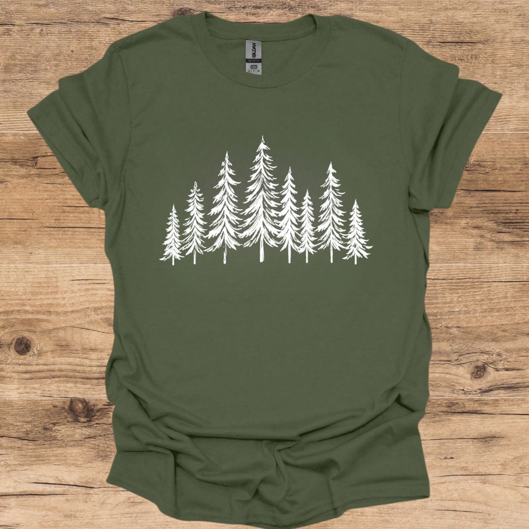 Nature Pine Trees T-Shirt