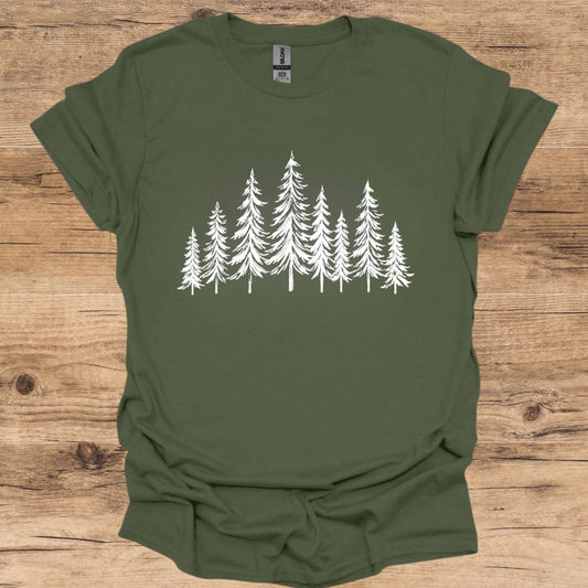 Nature Pine Trees T-Shirt