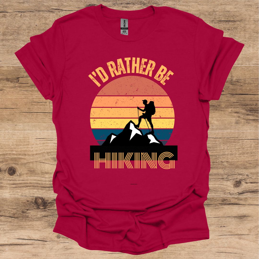 I'd Rather be Hiking_Vintage T-Shirt