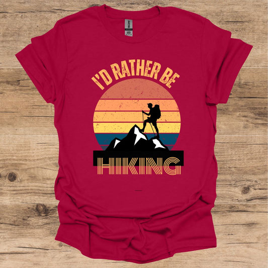 I'd Rather be Hiking_Vintage T-Shirt
