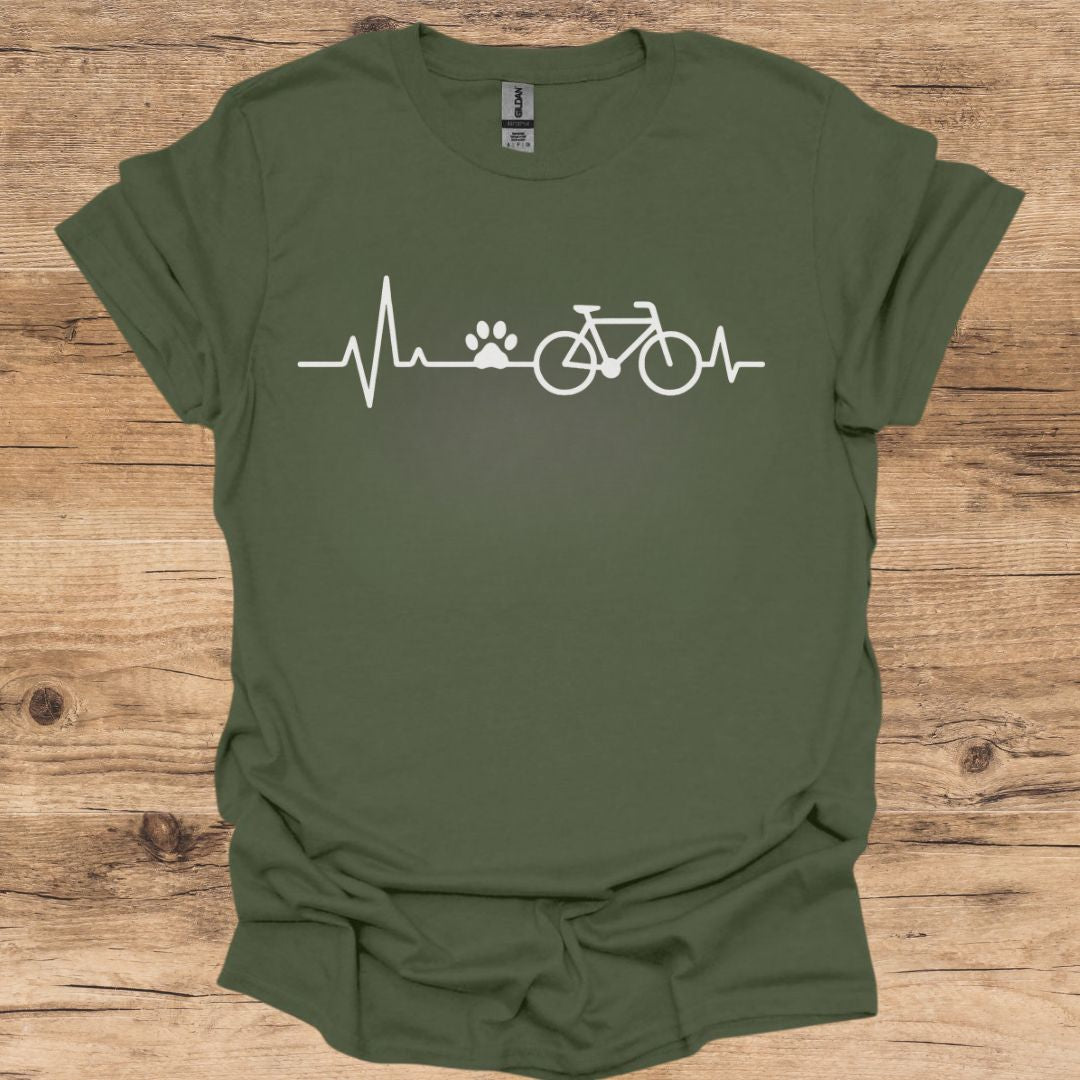 Copy of Heartbeat Cycling & Dog T-Shirt
