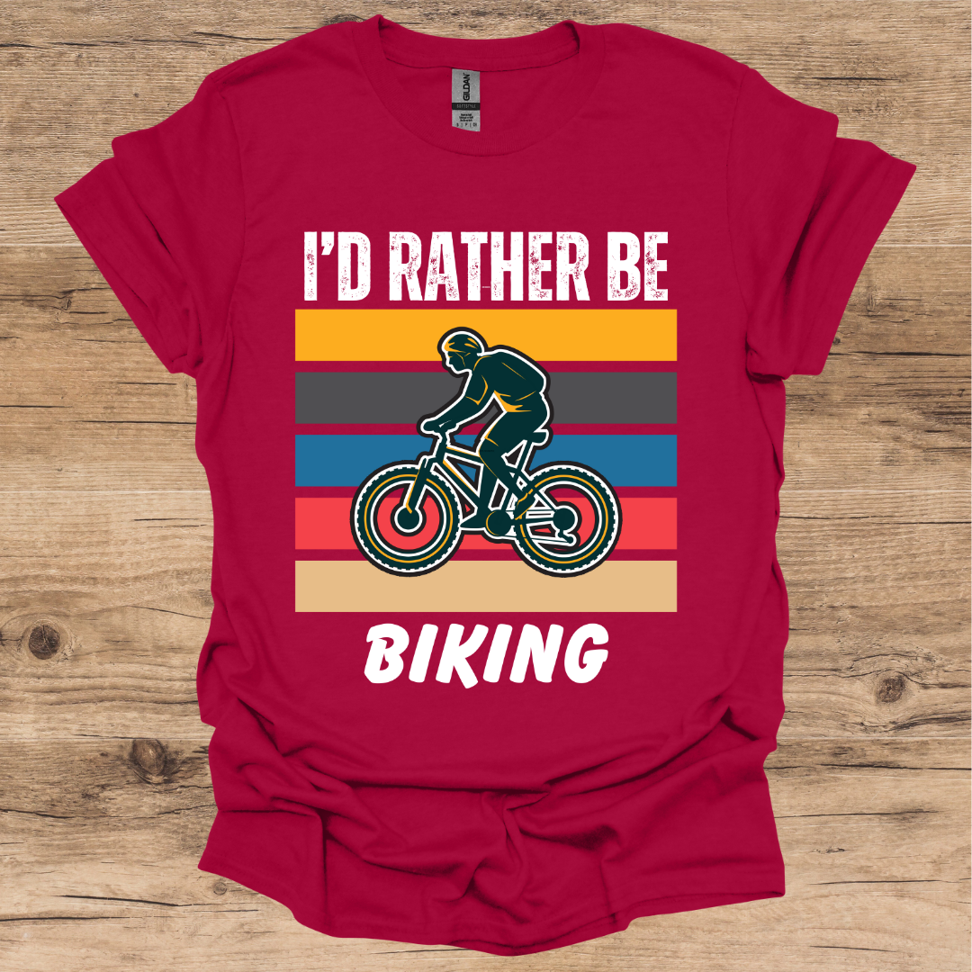 I'd Rather Be Biking T-Shirt