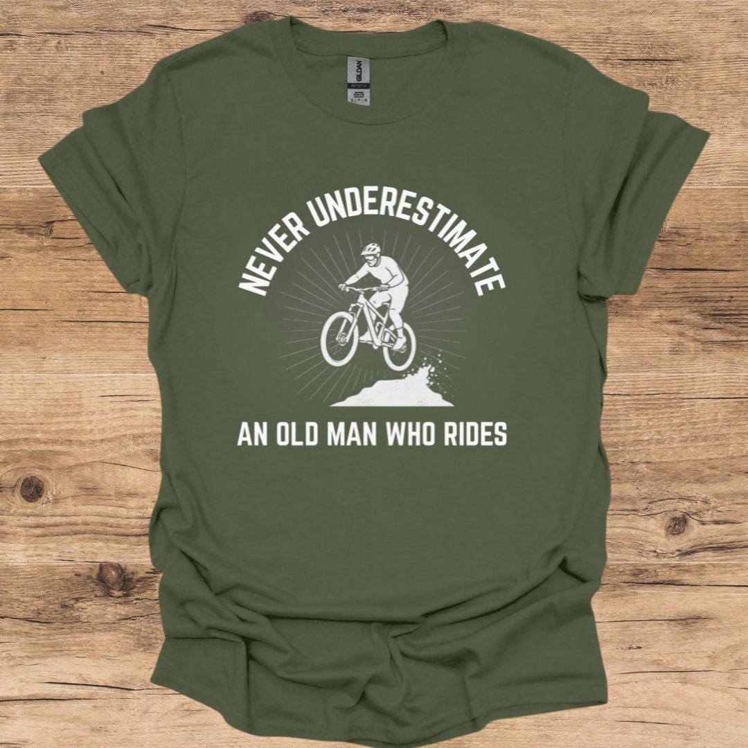 Never Underestimate Old Man Rides T-Shirt