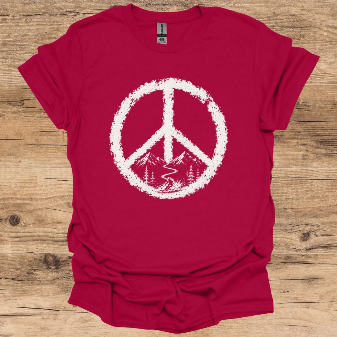 Skier Peace T-Shirt