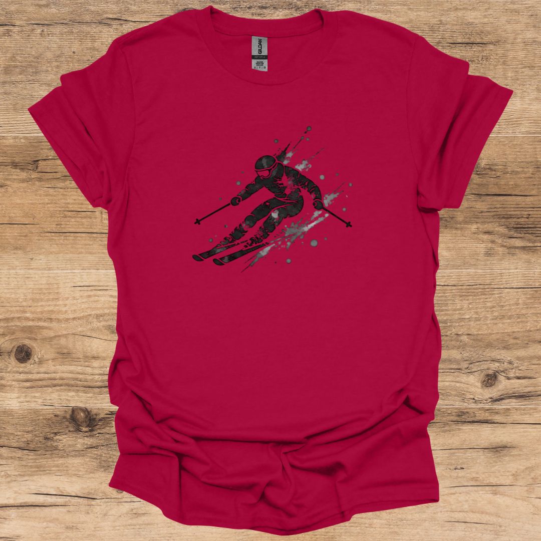 Midnight Carve Skier T-Shirt