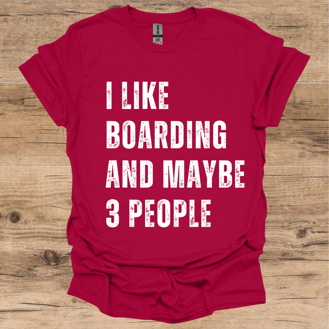 Boarding & 3 People T-Shirt