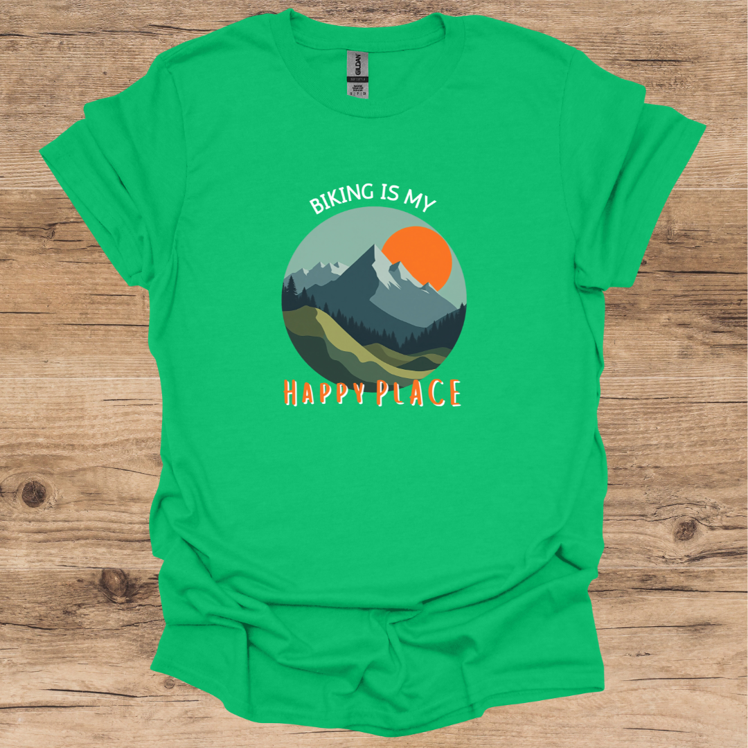 Biking Happy Place T-Shirt