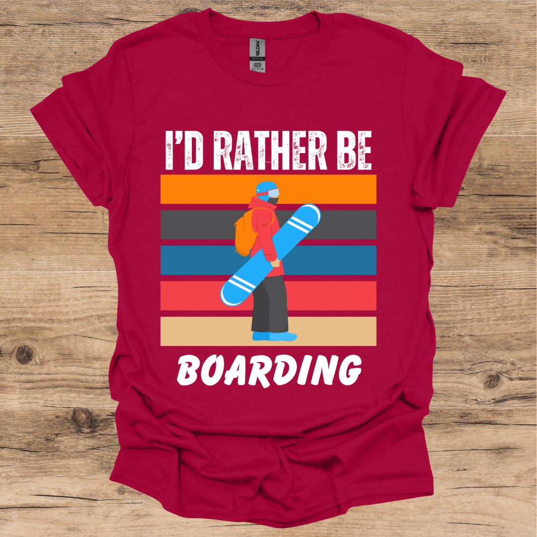 I'd Rather Be Boarding T-Shirt