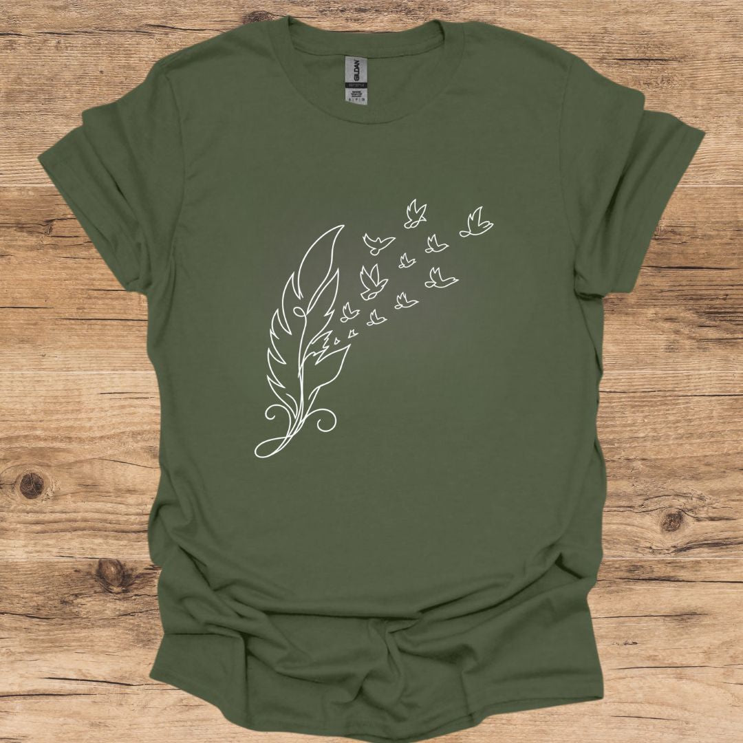 Birds & Feather T-Shirt