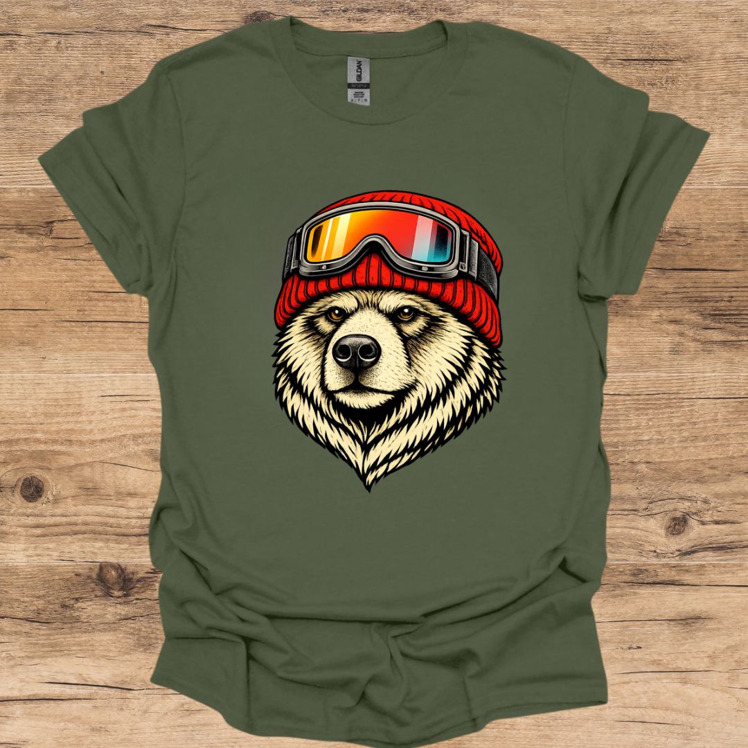 Bear Red Beanie T-Shirt