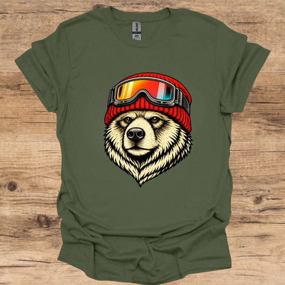 Bear Red Beanie T-Shirt