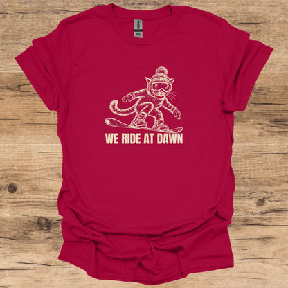 Cat Ride At Dawn T-Shirt