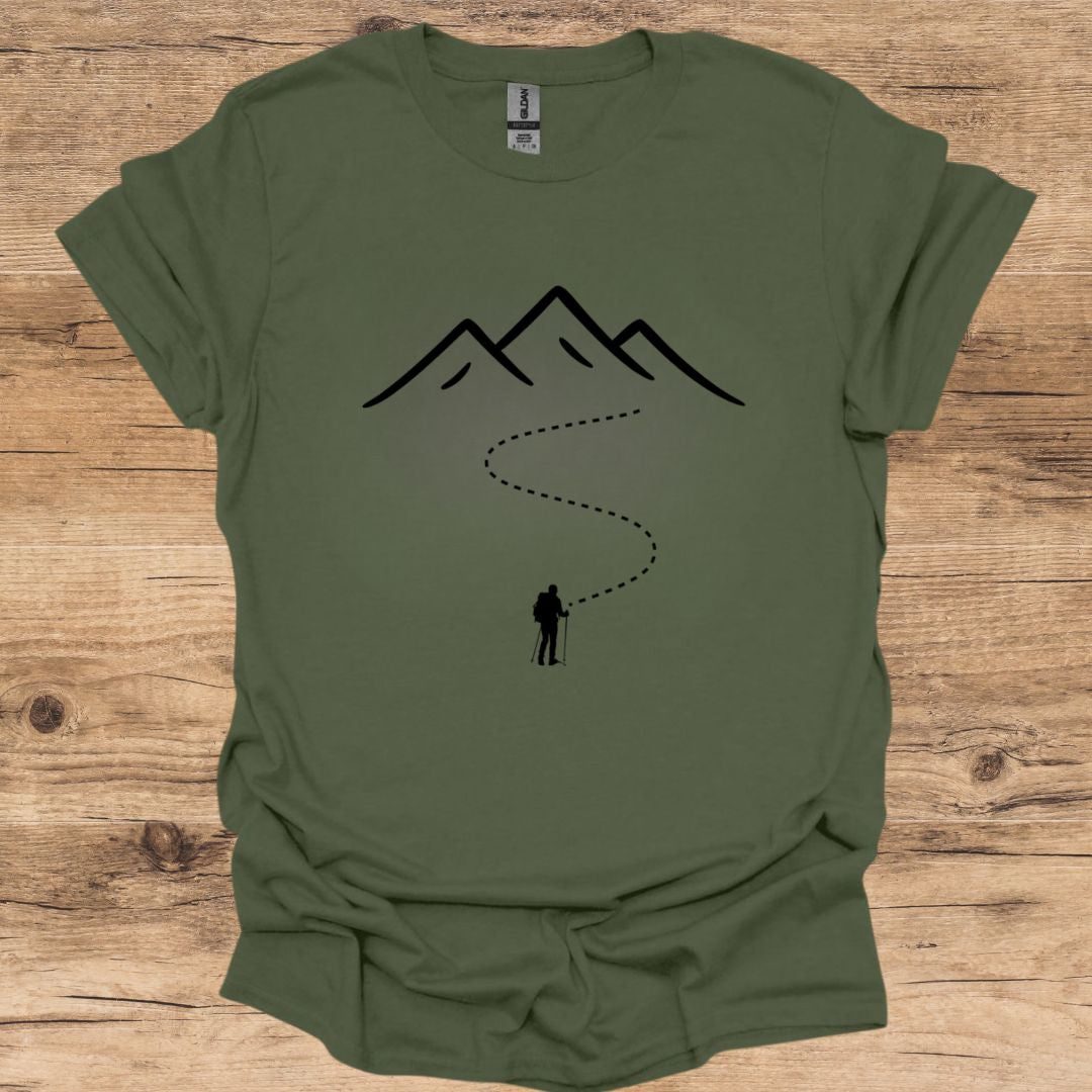 Hiking Man Path T-Shirt