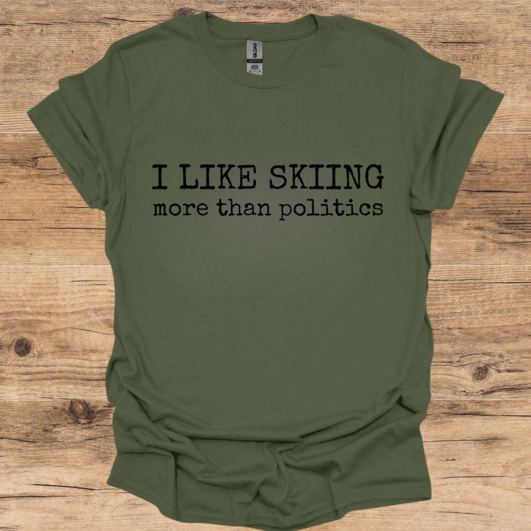 Skiing & Politics T-Shirt